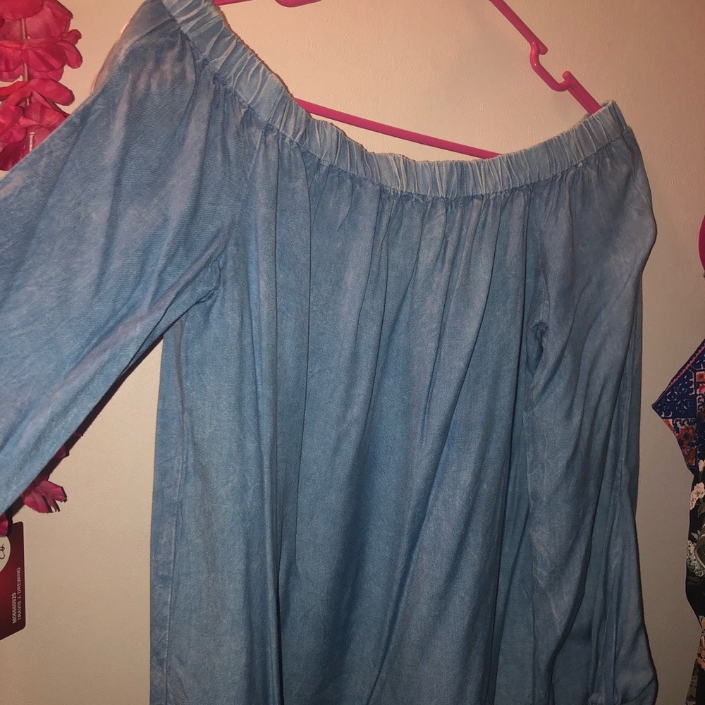 Off the shoulder shirt
